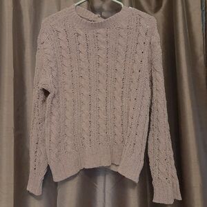 Small American Eagle Purple Knit Sweater Pullover: Cute for the fall and winter!